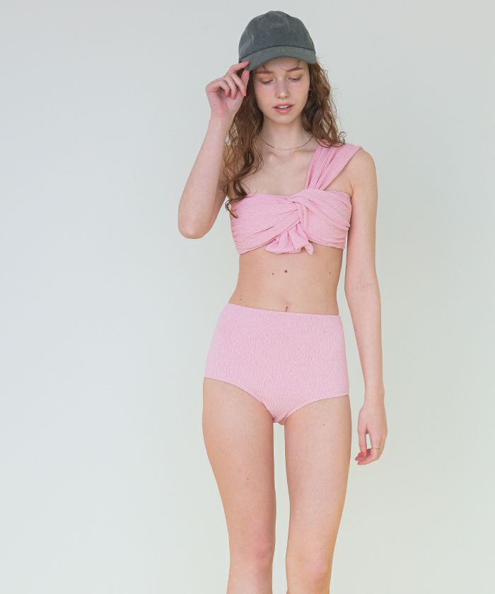 ノットリボンハイウエストビキニ/水着【SEADRESS シードレス】 | titivate