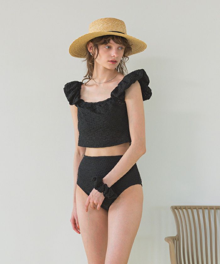 レースオフショルビキニ レースオフショルダービキニトップ・全3色 | レディース