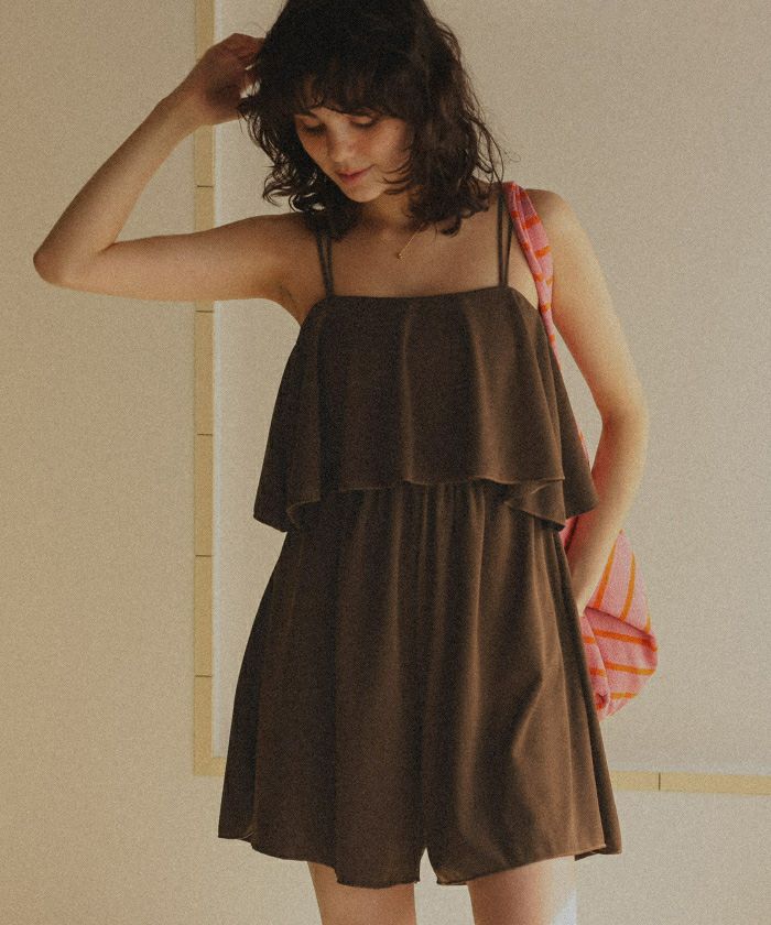 4点セット/ヘムラインラッシュガード×ビキニ/水着【SEADRESS