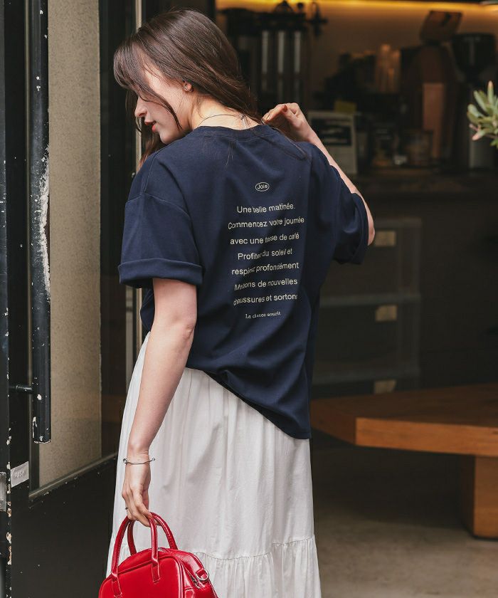 バックロゴゆるっとTシャツ【メール便可／90】 | titivate