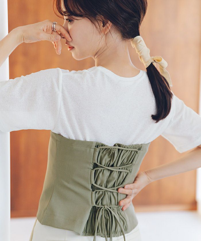新品未使用　シアー　天竺 ハーフスリーブ tops-02497 ストレッチ ナイロン シアー ハーフスリーブ プル