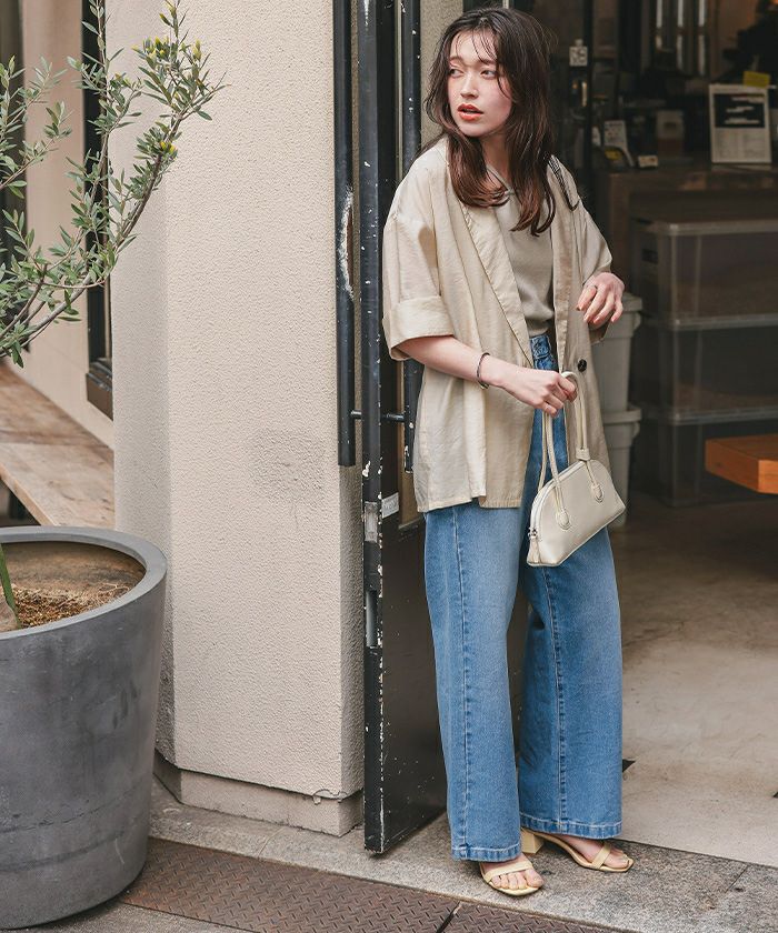 前後2wayデザインリブタンクトップ【メール便可／70】 | titivate