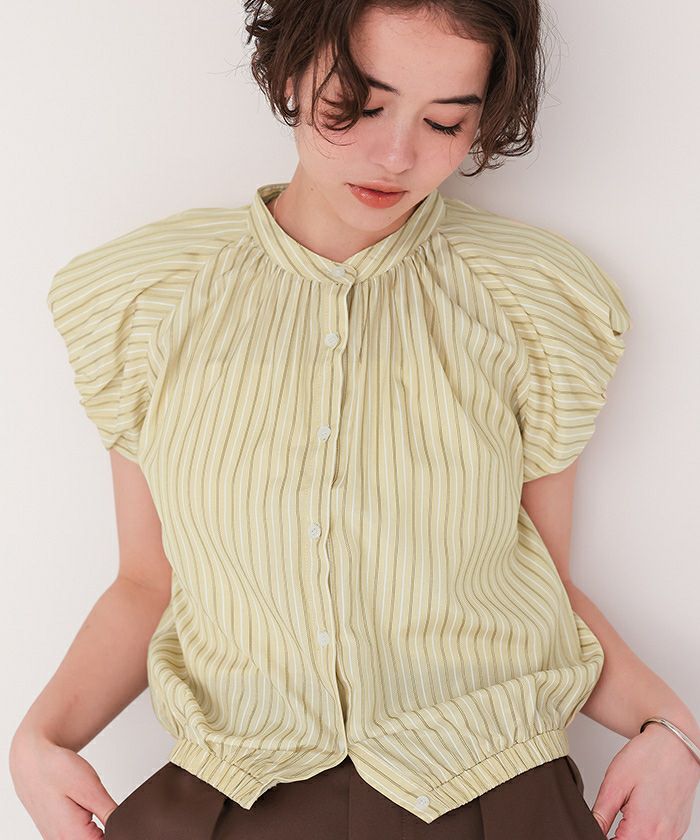 パフショルダーブラウス【メール便可／100】 | titivate