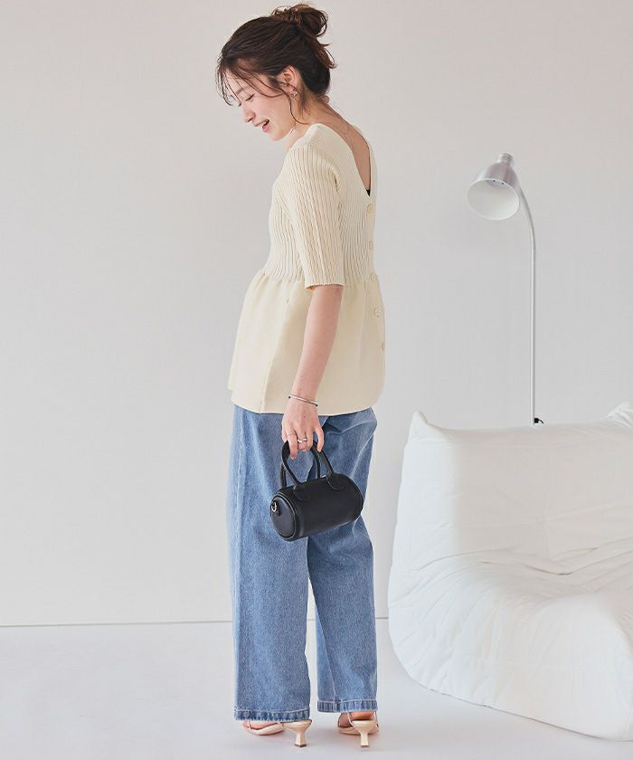 へイヴ　heve パプリカニットPO ブラック heveパプリカニットブラック - メルカリ