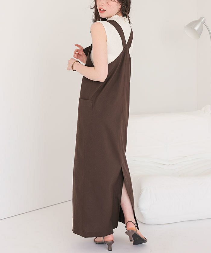 フロントジップジャンパースカート | titivate