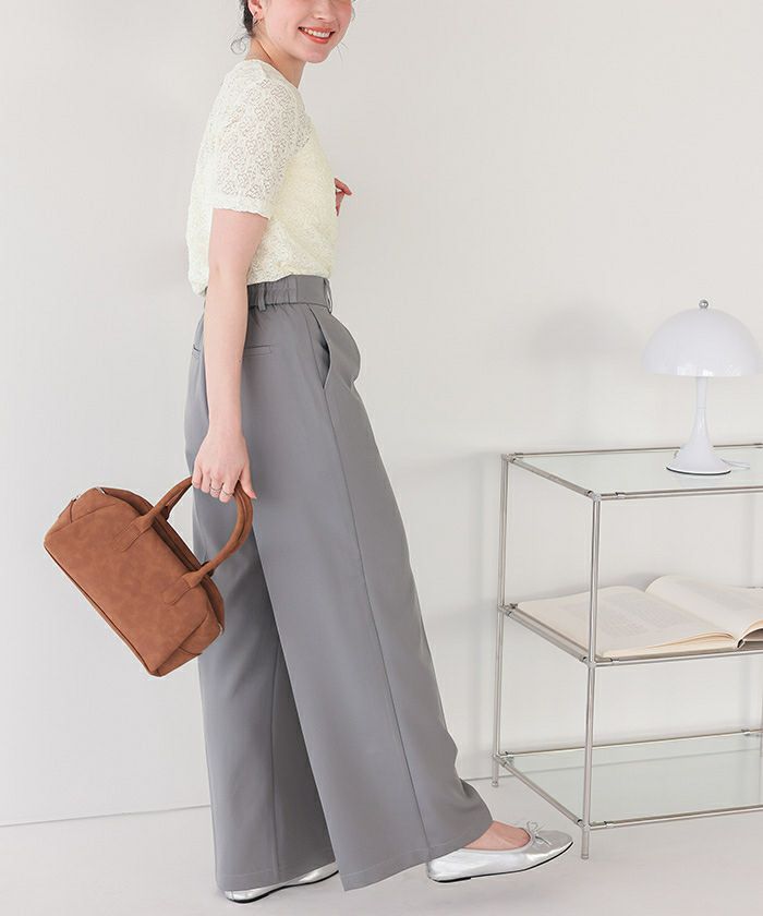 ハーフスリーブレーストップス【メール便可／90】 | titivate