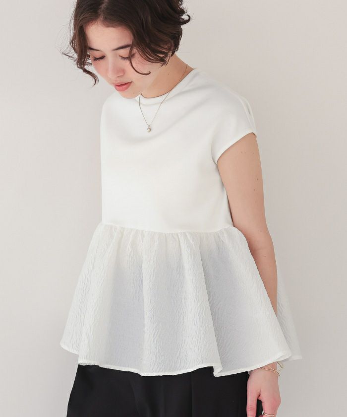 ティーズ ページ～ シアージャガードバックリボンチュニック