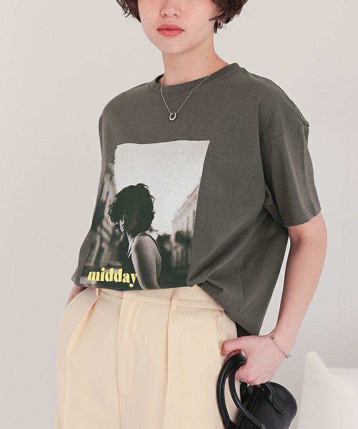 オーバーサイズフォトTシャツ【メール便可／100】 | titivate