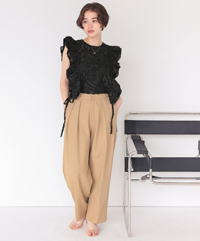フィルムジャガードフリルトップ GRACE CONTINENTAL｜フィルムジャガードフリルトップ | Rakuten