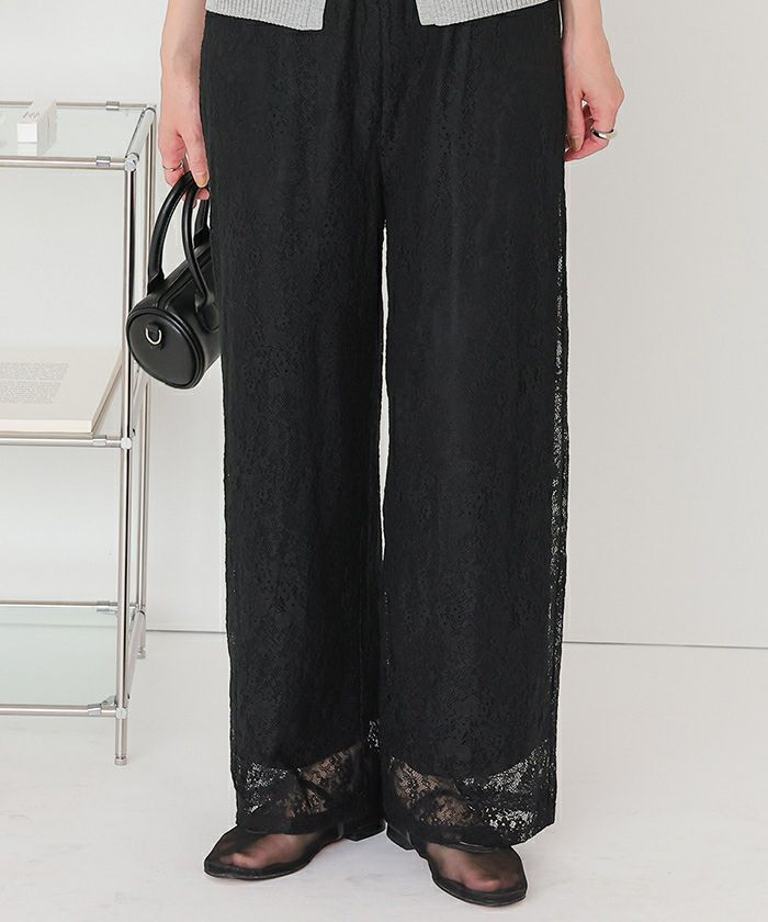 RE Crochet Tiered Pants 5 レースパンツ RE Crochet Tiered Pants 5 レースパンツ 商品一覧<>プレオーダー