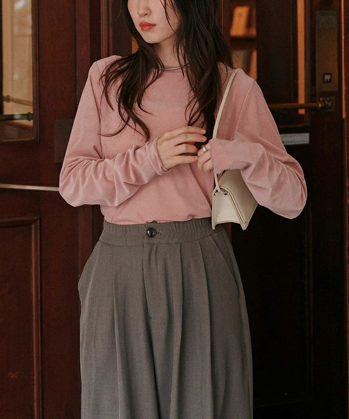 シシクイ　ベロアツイストトップス　カットソー THE SHISHIKUI Twist velor/BLACK ツイストベロア - メルカリ