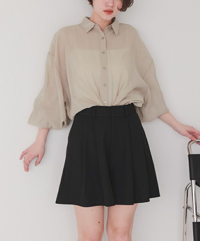 ベーシックシアーシャツ | titivate