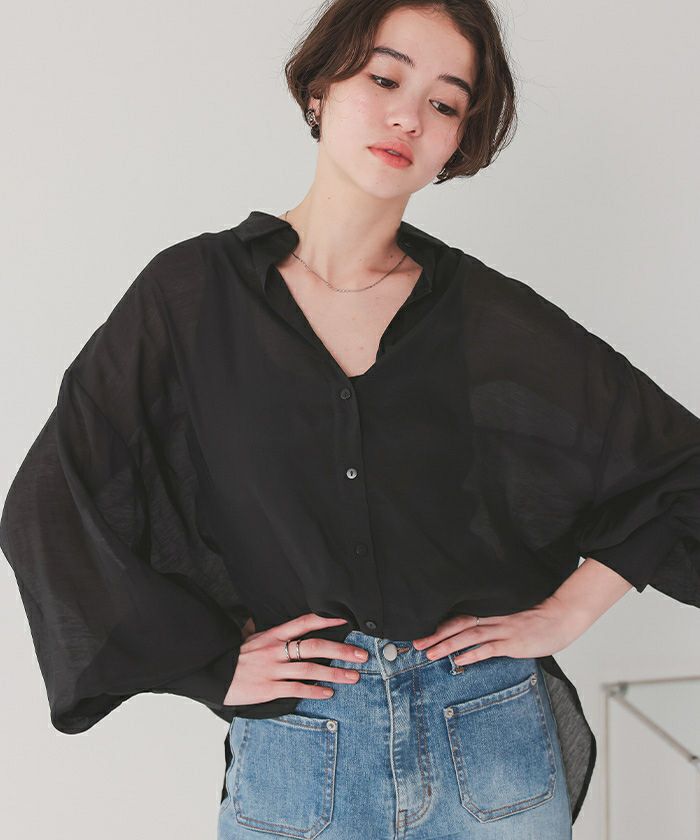 ベーシックシアーシャツ | titivate