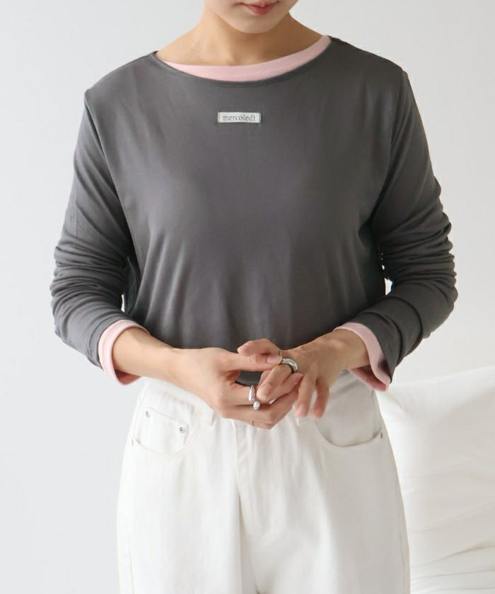 前後2wayタグ付きロングスリーブTシャツ【メール便可／100】 | titivate