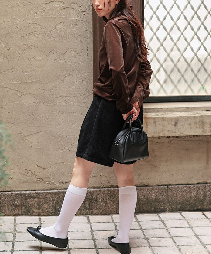 ttt msw コーデュロイ　ハーフパンツ ブラック Mサイズ 新品未使用)ttt msw ハーフパンツ コーデュロイ Mサイズ 日本製 美品