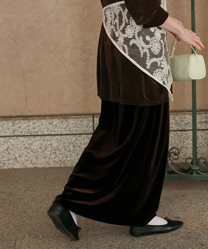 Iラインベロアスカート | titivate