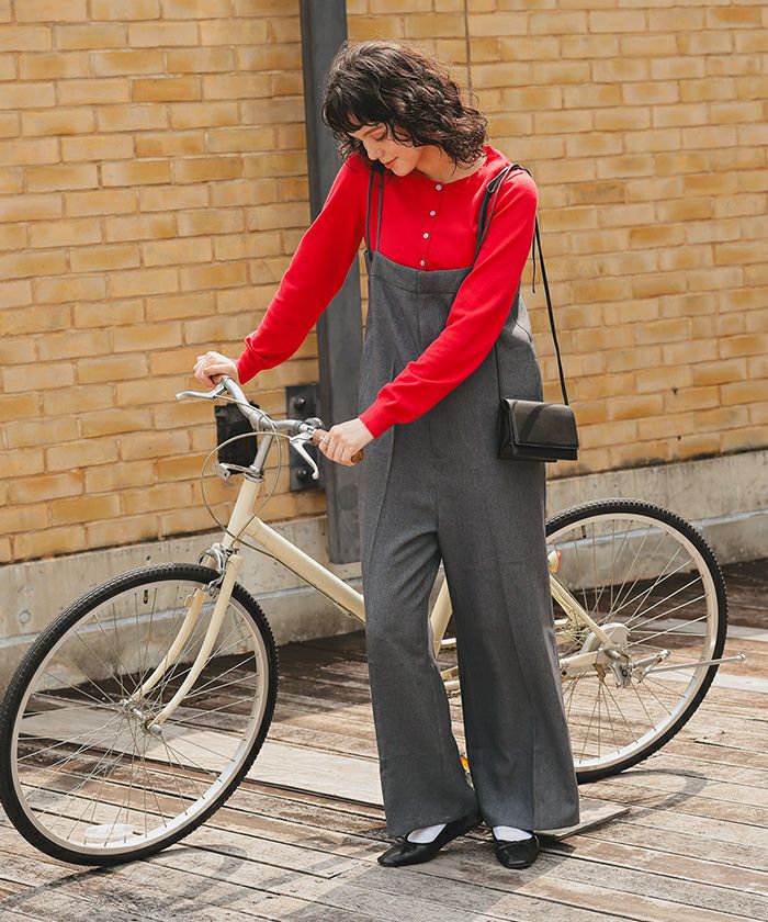 肩リボンベアオールインワン | titivate