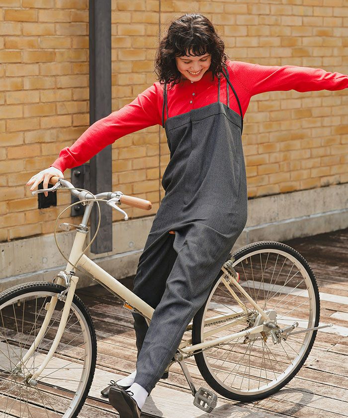 肩リボンベアオールインワン | titivate