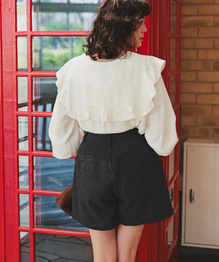 ダブルタックショートパンツ | titivate