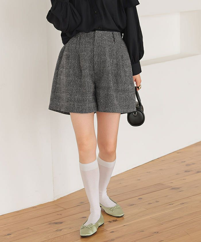 ダブルタックショートパンツ | titivate