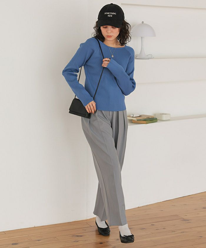 前後2wayダブルジップニットプルオーバー | titivate