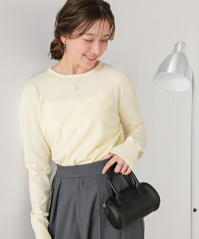高品質☆厚手ミンクカシミヤ着心地抜群☆ あたたか*ぬくもり柔らかカジュアルニット カシミヤ100%大人の上質ニットセーター - DRESS HERSELF