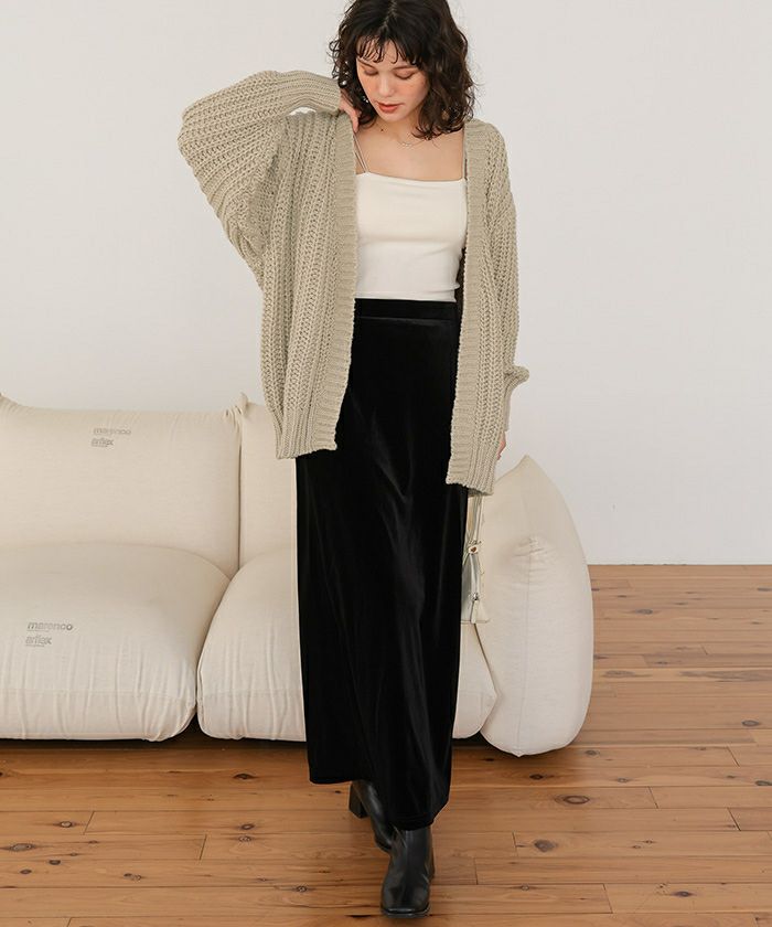 ハンドライクルーズニットカーディガン | titivate