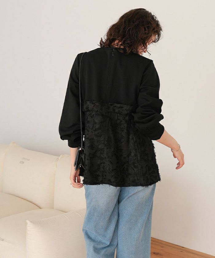 ビスチェライクドッキングペプラムトップス | titivate