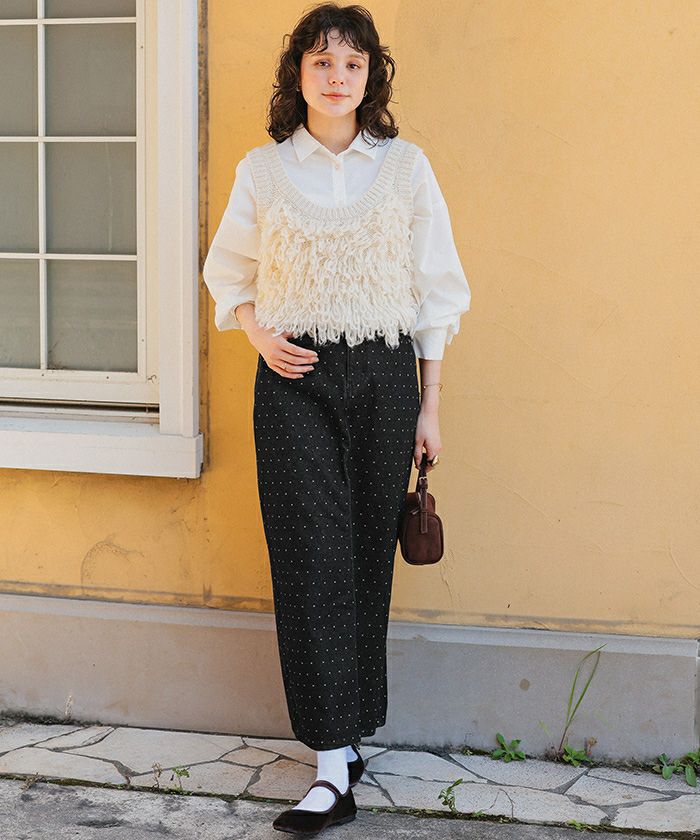 美ラインシルエットデニムスカート | titivate