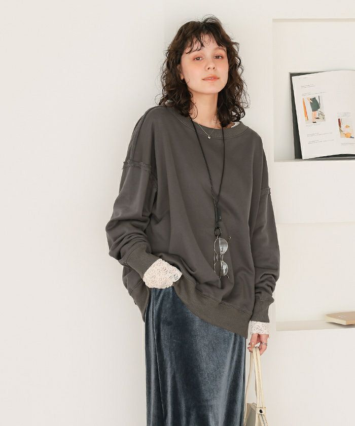 リメイクライクオーバーサイズスウェット | titivate