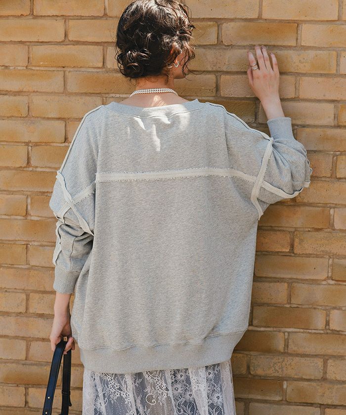 リメイクライクオーバーサイズスウェット | titivate