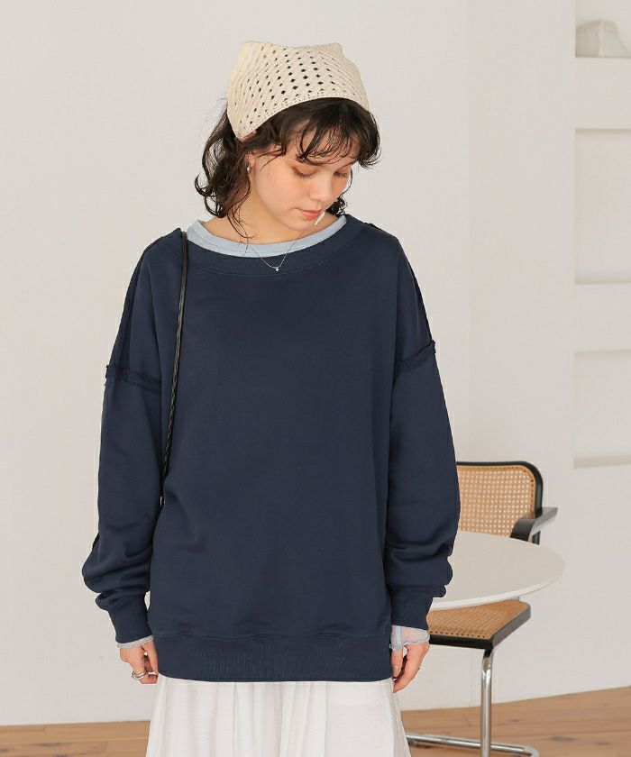 リメイクライクオーバーサイズスウェット | titivate