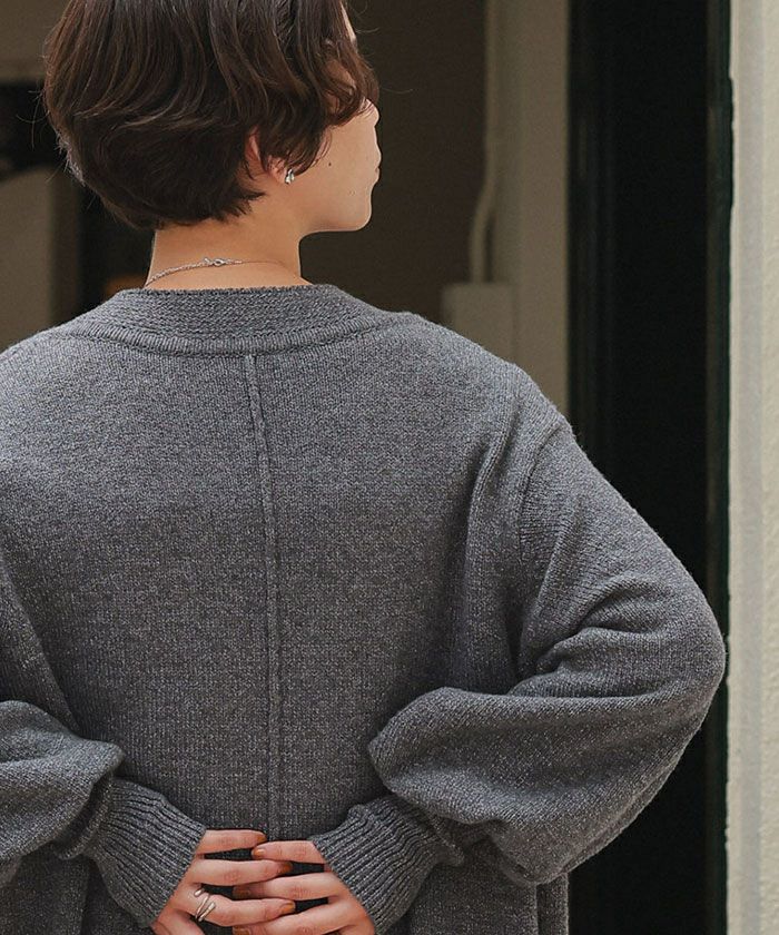 ウェーブネックニットワンピース | titivate