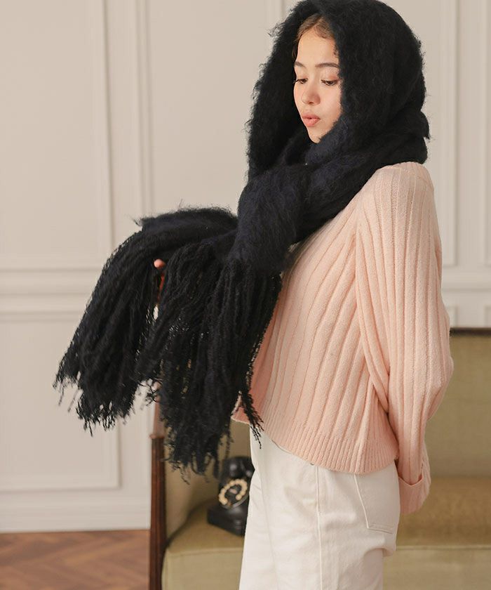 モヘアタッチボリュームマフラー | titivate