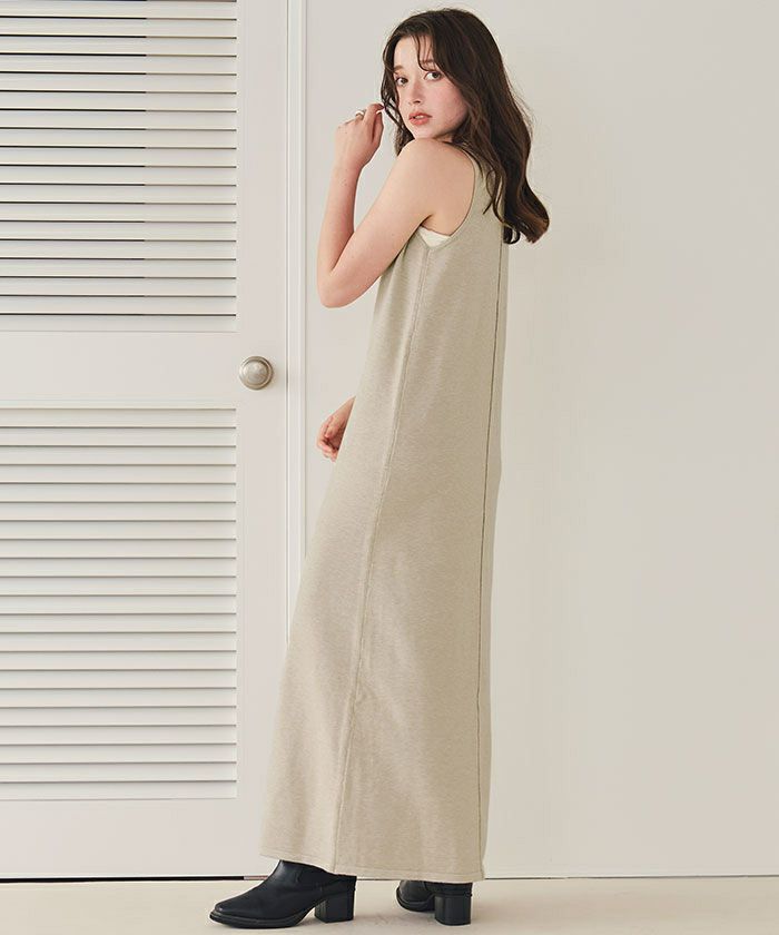 カシュクールリブトップスニットセットワンピース | titivate