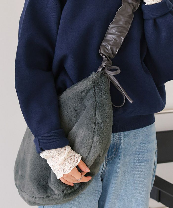 2wayフェイクファーバッグ | titivate