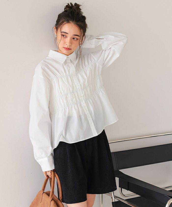 シャーリングブラウス | titivate