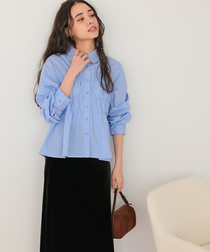 シャーリングブラウス | titivate