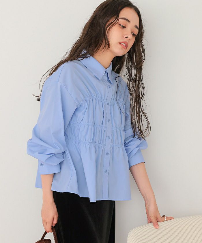 シャーリングブラウス | titivate