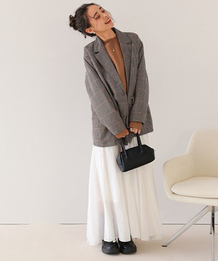 ゴールド釦ダブルテーラードジャケット | titivate