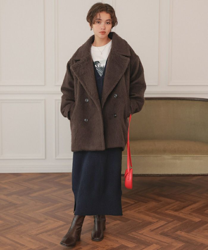 regleam コクーンシャギーコート コクーンシャギーコート｜COCOON SHAGGY COATの通販｜regleam