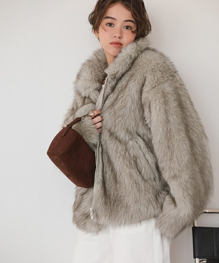 フェイクファージャケット | titivate