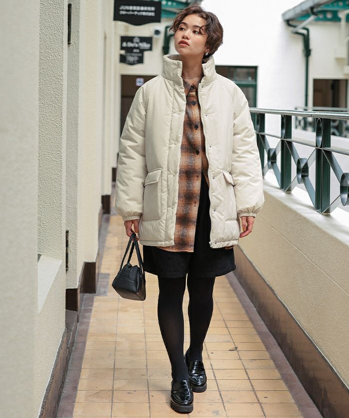 スタンドカラー中綿ブルゾン | titivate