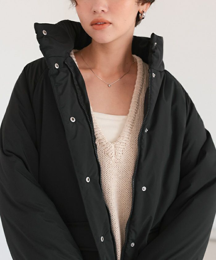 スタンドカラー中綿ブルゾン | titivate