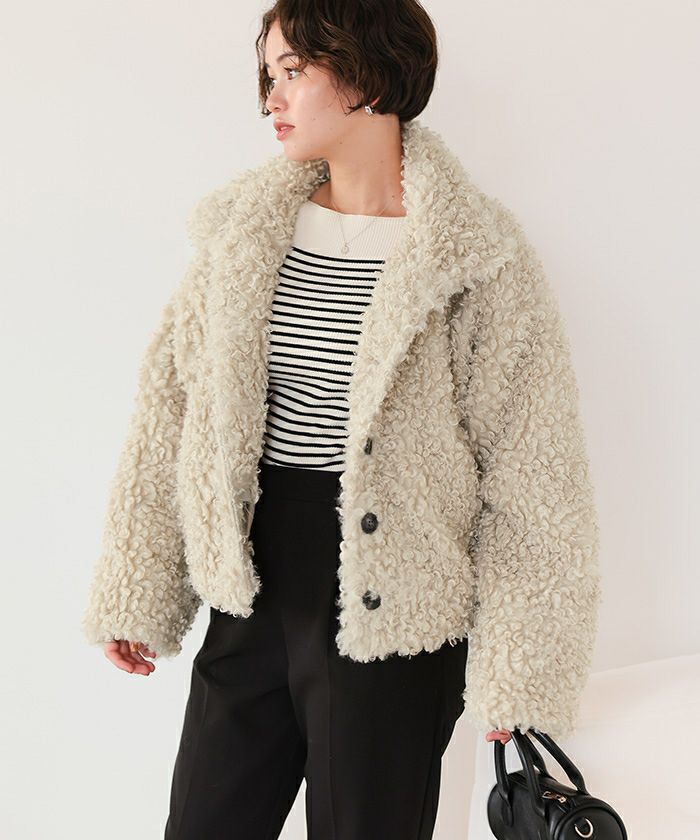 プードルフェイクファージャケット | titivate