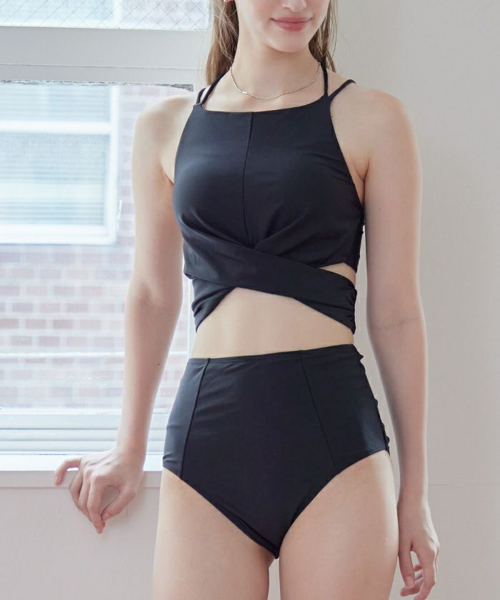 Wストラップクロスデザインビキニ/水着【SEADRESS シードレス】 | titivate