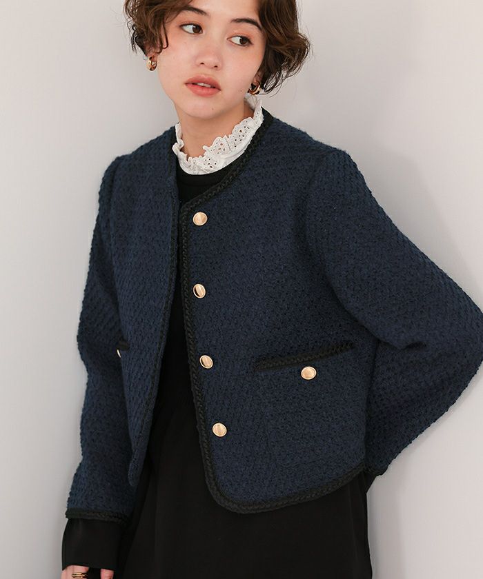 tanakas08228ANNA MOLINARI ツイードジャケット tanakas08228様専用