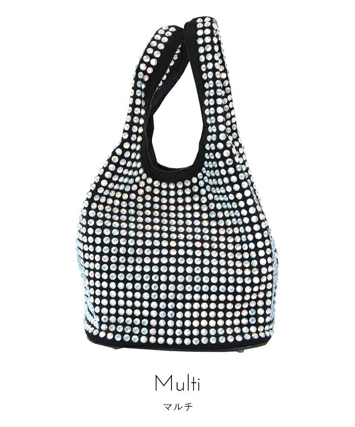 ラインストーンバケットバッグ【miette ミエット】 | titivate