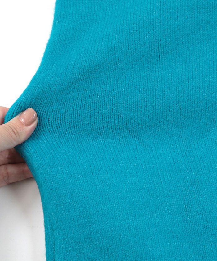 カットデザインアシンメトリーニット【miette ミエット】 | titivate