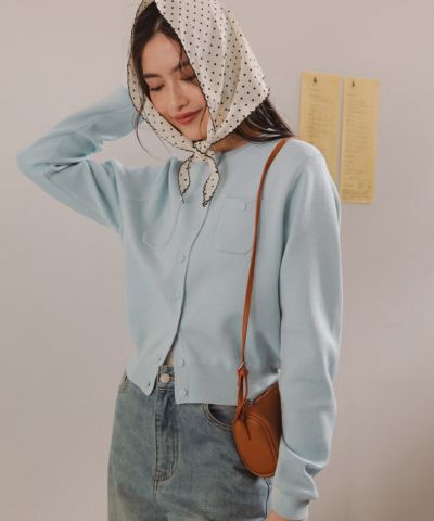 connse コンセ フロントタックギャザーニットトップス フロントタック